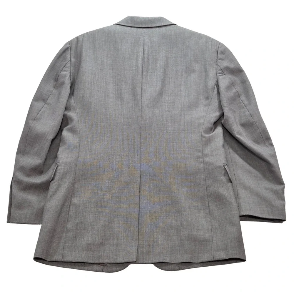 Jos A Bank 42L Gray 100% Wool Blazer Mens Long Sport Coat‎ Jacket 42L